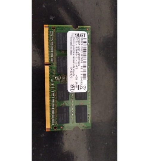Memoria 4GB 2Rx8 PC3L - 12800S - 11 - 11 - F3 Smart